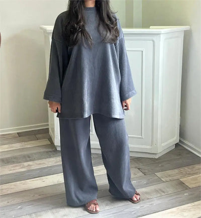 Solaira | Relaxed Knit Two-Piece Set