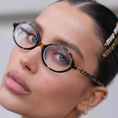 Arenvie | Vintage Oval Gradient Sunglasses