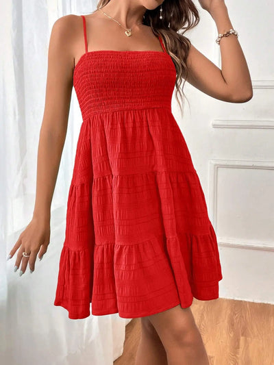 Melaira | Breezy Tiered Mini Dress