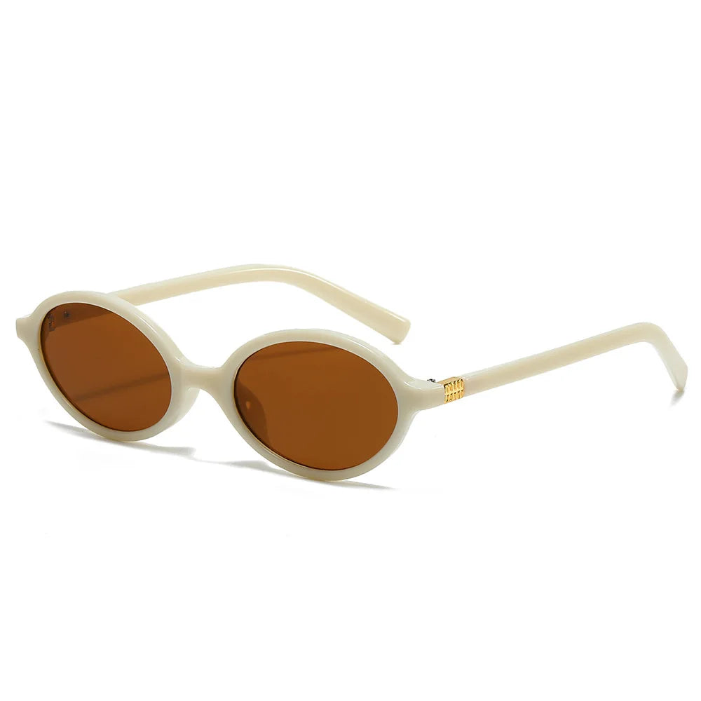 Arenvie | Vintage Oval Gradient Sunglasses